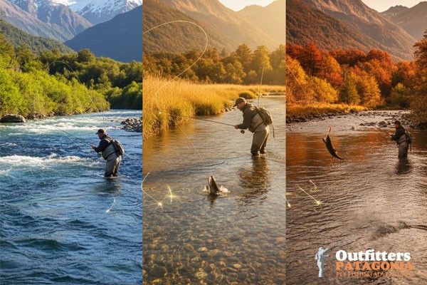 What is the best season for fly fishing in Argentine Patagonia?